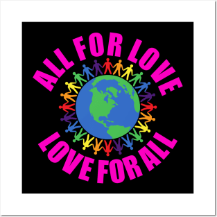 All For Love Love For All Posters and Art